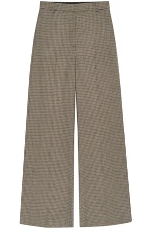 ANINE BING Lyra houndstooth-pattern blazer