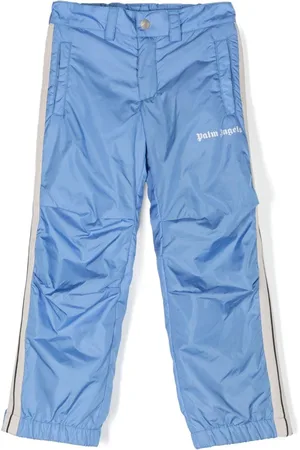 Palm Angels Stripe-detail straight-leg trousers