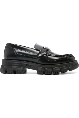 Karl Lagerfeld Logo-plaque ridged-sole loafers
