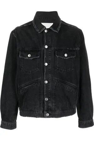 Isabel Marant Jango logo-embroidered denim jacket