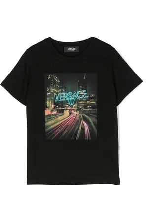 VERSACE Blinding Lights cotton T-shirt