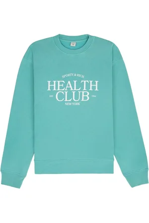 Sporty & Rich SR Health ribbed sweatshirt