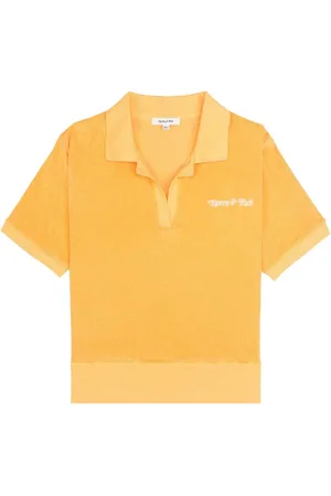 Sporty & Rich NY Tennis Club terry-effect polo shirt