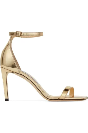 Jimmy Choo Alva 85mm metallic sandals