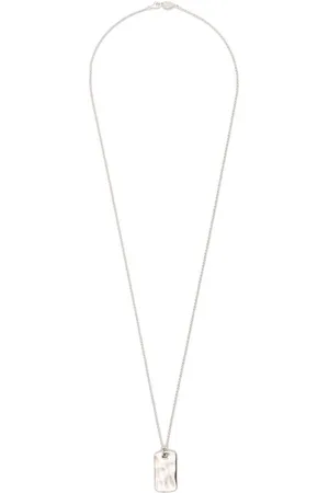 Dower and Hall Hammered-charm chain necklace