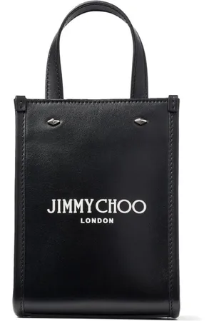 Jimmy Choo Small N/S logo-print tote bag