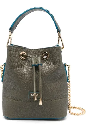 LANCEL Ninon logo-patch bucket bag