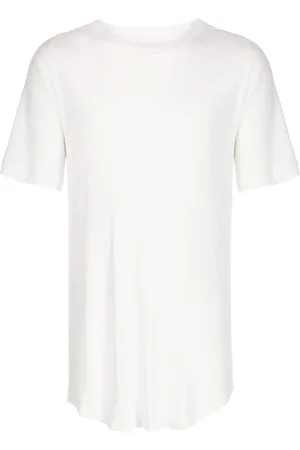 JULIUS Curved-hem cotton T-shirt