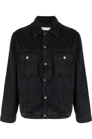 Vintage Fubu Jean Jacket Mens XL Black Denim Oversized Street Wear Hip Hop  | eBay