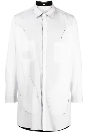 YOHJI YAMAMOTO Graphic-print cotton shirt