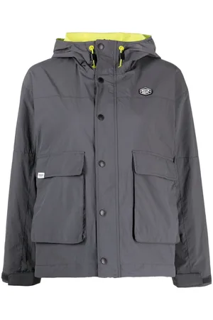 Chocoolate Logo-patch hooded jacket