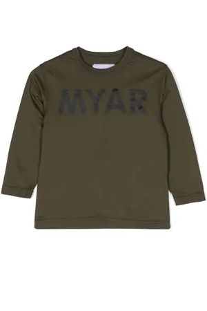 Long Sleeved T-Shirts in the color green for Boys on sale