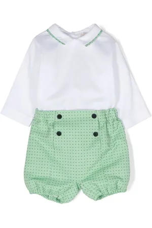 LA STUPENDERIA Polka-dot print cotton shorts