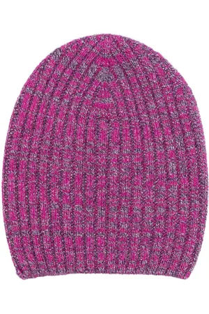 Barrie M??lange-effect ribbed-knit cashmere beanie