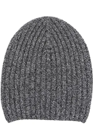Barrie M??lange-effect ribbed-knit cashmere beanie
