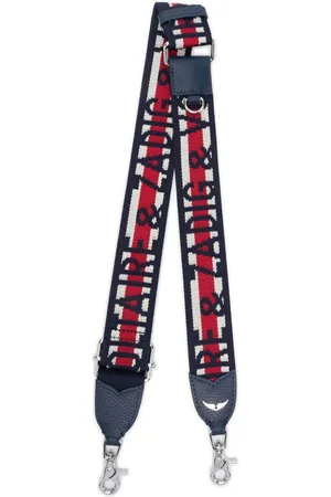 Zadig & Voltaire Jacquard logo-motif shoulder strap