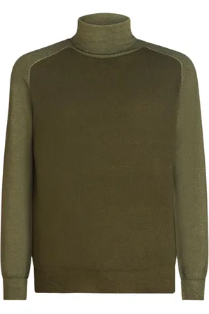 Etro Pegaso-embroidered roll-neck jumper