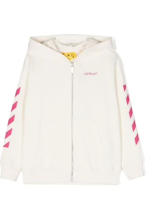 OFF-WHITE Graphic-print cotton hoodie