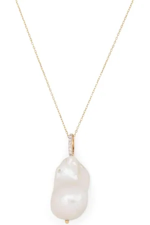 Mateo 14kt yellow baroque pearl necklace