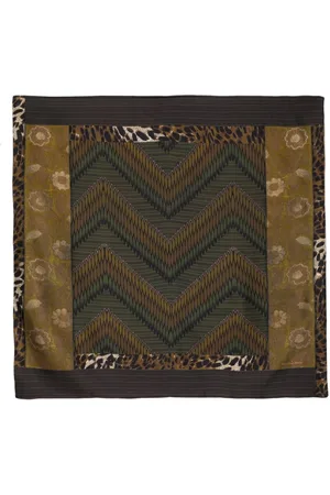PIERRE-LOUIS MASCIA Graphic-print silk scarf