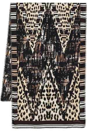 PIERRE-LOUIS MASCIA Mix-print silk rectangle scarf