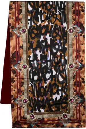 PIERRE-LOUIS MASCIA Printed reversible scarf