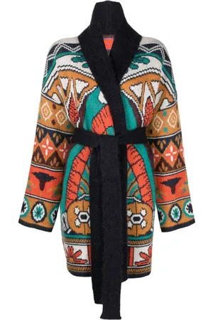 La DoubleJ Philae Plac??e-jacquard cardigan