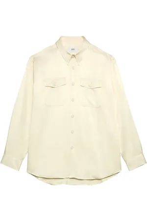 Signature Regular Multipockets Long-Sleeved Shirt - Luxury White