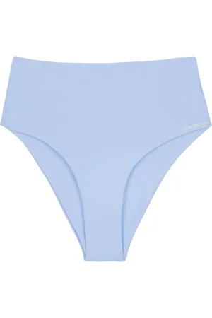 Sporty & Rich Brigitte logo-print bikini bottoms