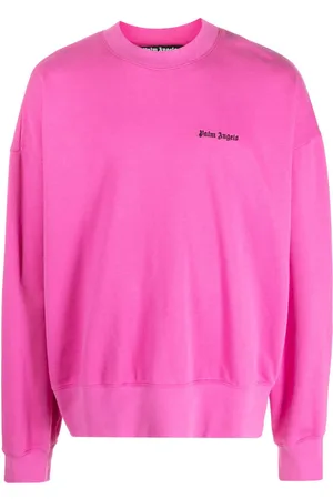 Palm Angels Logo-embroidered cotton sweatshirt
