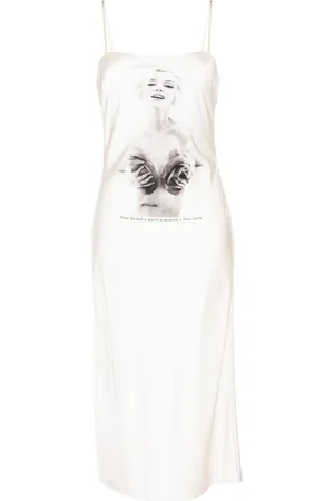 FLEUR DU MAL Marilyn midi slip dress