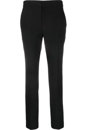 Twin-Set Skinny-cut mid-waist trousers