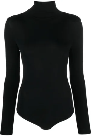 Wolford Aurora Long Sleeve V-Neck Top, Available in 2 Colors – Intrigue  Fine Apparel