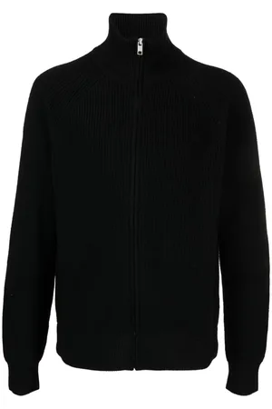 Isabel Marant Logo-patch ribbed-knit cardigan