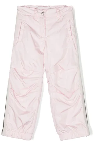 Palm Angels Logo-print straight-leg trousers