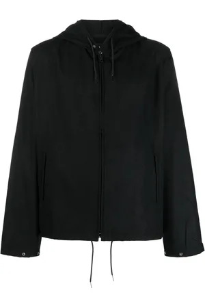 Y-3 Logo-patch flannel hoodie