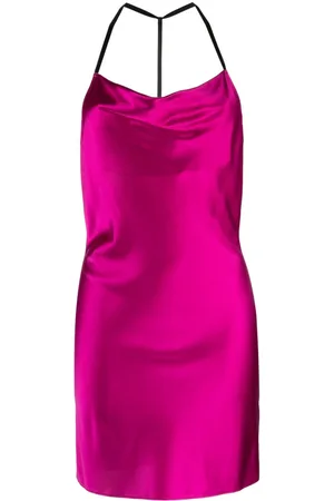 FLEUR DU MAL T-back cowl slip dress