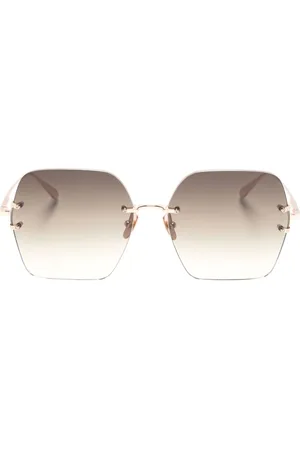 Linda Farrow Carina oversize-frame sunglasses