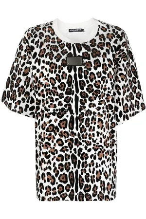 Dolce & Gabbana Leopard-print cotton T-shirt