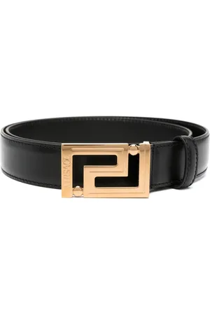VERSACE Greca Goddess leather belt
