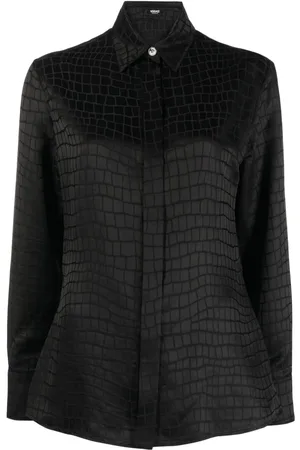 VERSACE Croc-devor?? button-down shirt