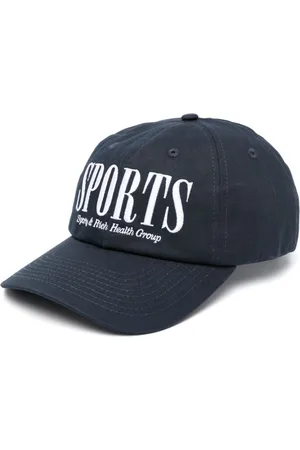 Sporty & Rich Logo-embroidered cotton baseball cap