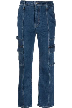 Simkhai High-rise cropped-leg jeans
