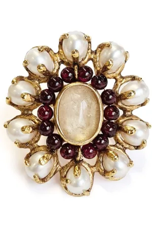 Goossens Perle Baroque floral ring