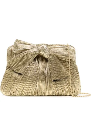 Loeffler Randall Rayne pliss??-effect clutch bag