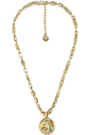 Goossens Talisman Capricorn medal necklace
