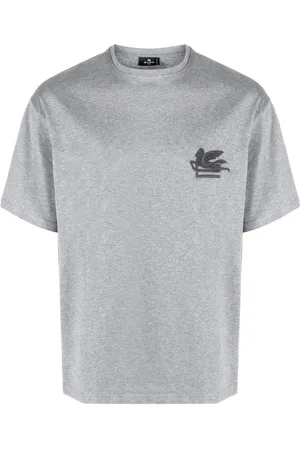 Etro Pegaso-embroidered cotton T-shirt