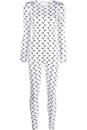 Marine Serre All Over Moon jersey catsuit
