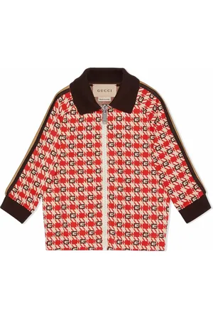 GG print cotton jacket in blue | GUCCI® US