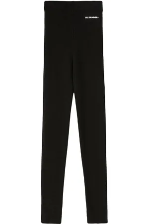 Jil Sander Logo-print high-waist leggings